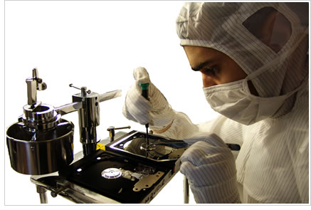 www.EManDataRecovery.com used clean room technology for hard drive repair and data recovery services.